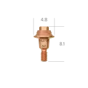 Abutment, multi-unit, N platform, 1 mm, R.