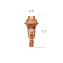 Abutment, multi-unit, N platform, 3 mm, R.  